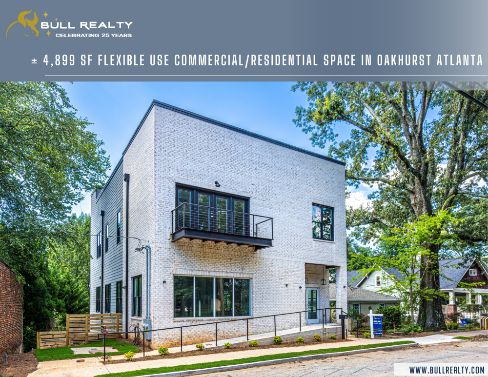 ± 4,899 SF Flexible Use Commercial/Residential Space in Oakhurst Atlanta | New Construction 