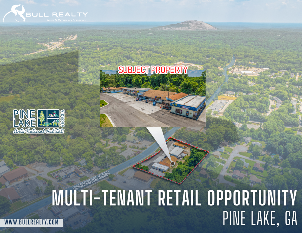 Multi-Tenant Retail Opportunity | 10% Cap Rate | Pine Lake, GA 