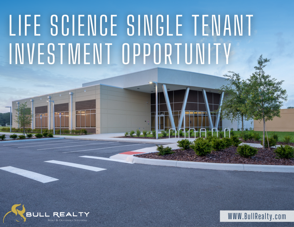 Life Science Single Tenant Investment Opportunity | 7.5% Cap Rate 