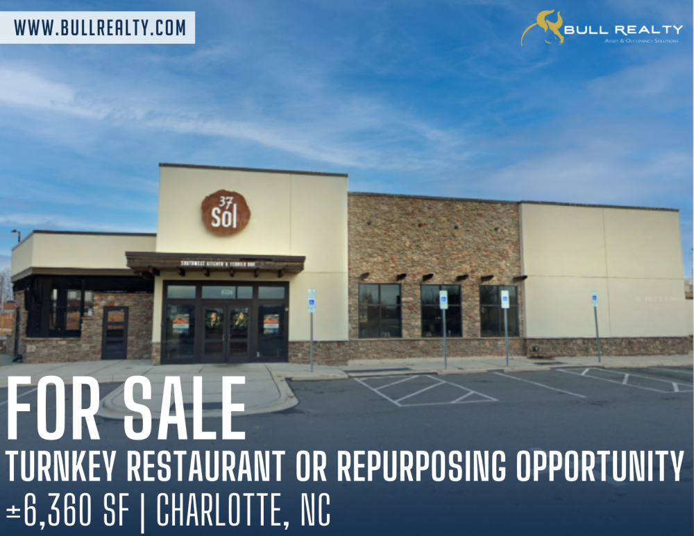 Turnkey Restaurant or Repurposing Opportunity | ±6,360 SF