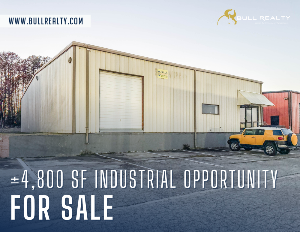 ±4,800 SF Industrial Opportunity