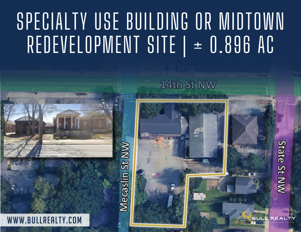 Specialty Use Building or Midtown Redevelopment Site | ± 0.896 AC