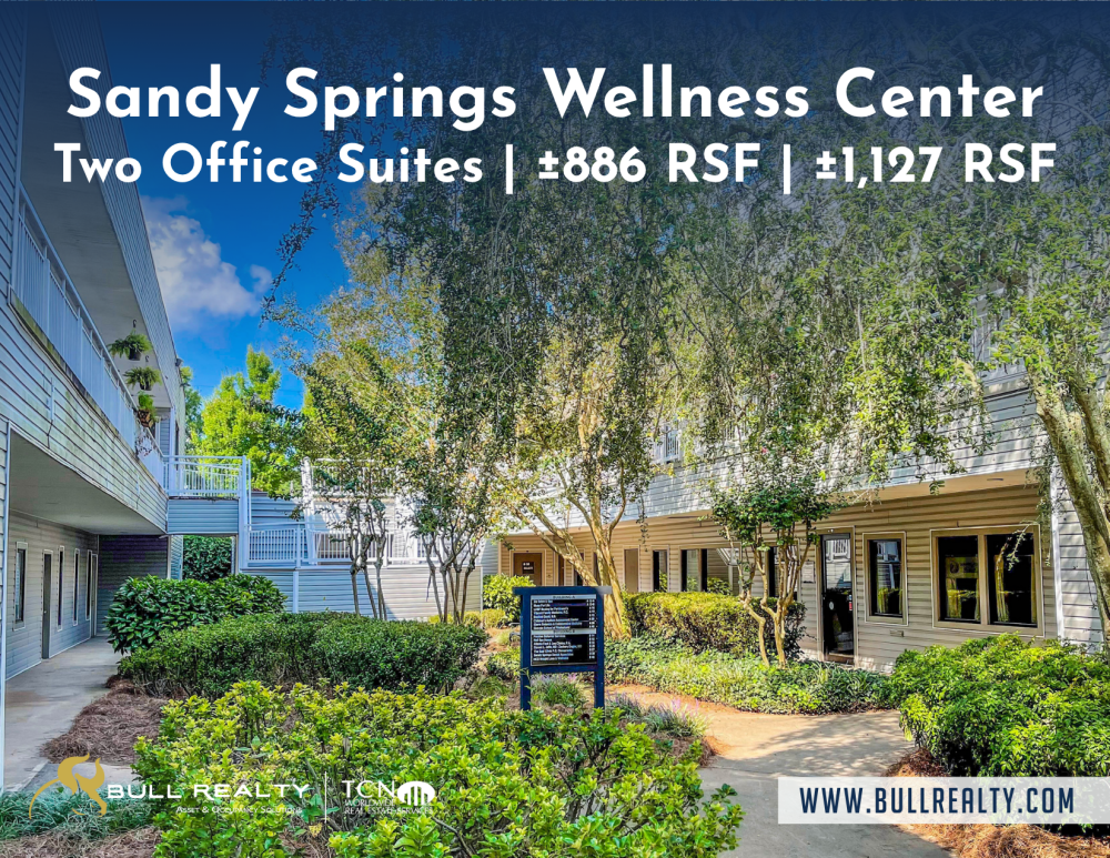 Sandy Springs Wellness Center | Four Office Suites | ±886 RSF | ±1,127 RSF