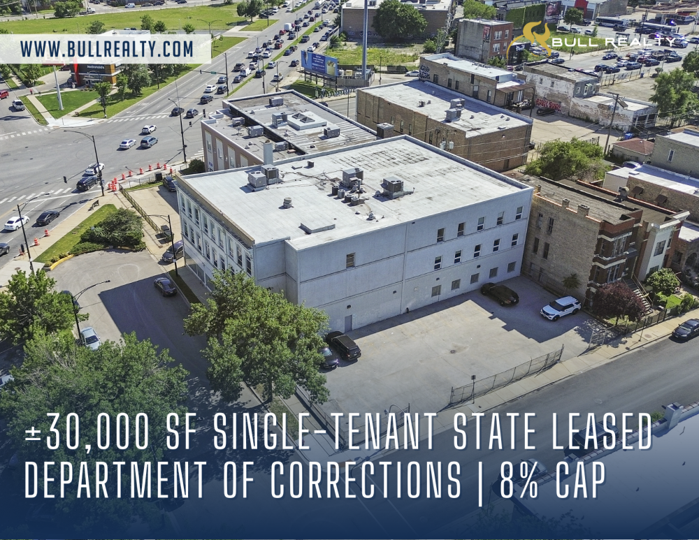 Single Tenant State Government Department of Corrections Headquarters | 8% Cap Rate