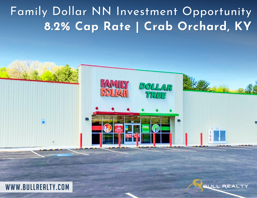 Family Dollar NN Investment Property | 8.2% Cap Rate | Crab Orchard, KY