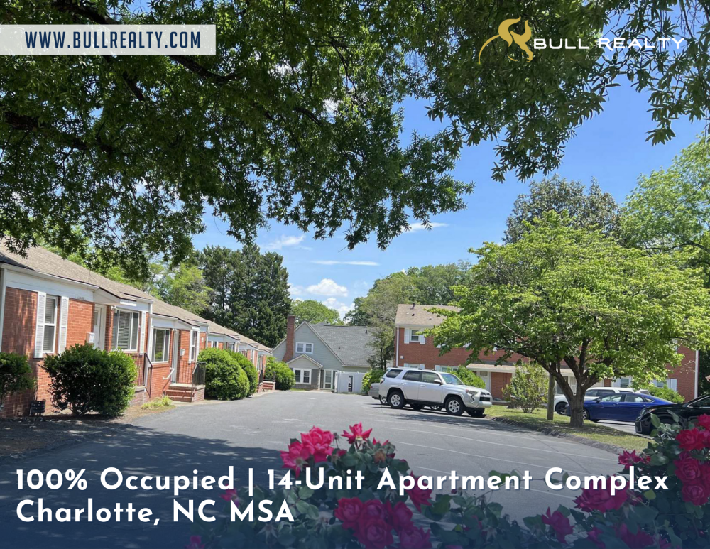 100% Occupied | 14-Unit Apartment Complex | Charlotte MSA