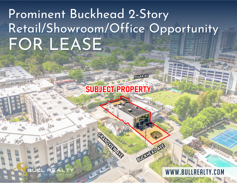 Prominent Buckhead 2-Story Retail/Showroom/Office Opportunity