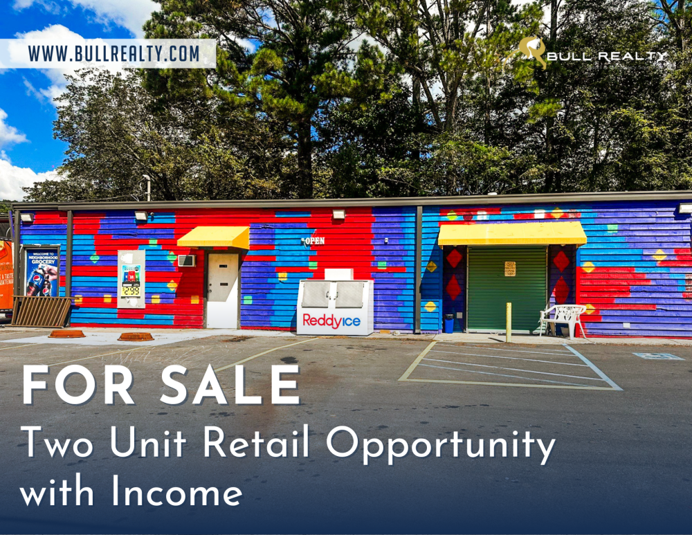 Two Unit Retail Opportunity with Income