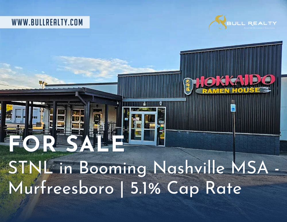 STNL in Booming Nashville MSA - Murfreesboro | 5.1% Cap Rate