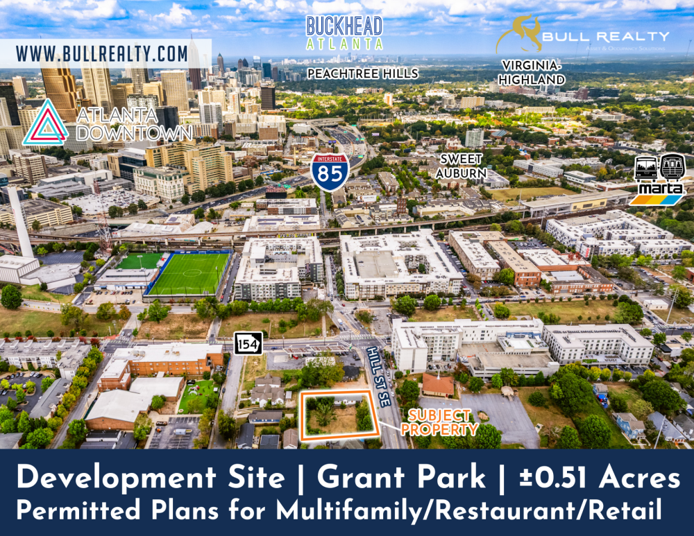 Development Site | Grant Park | ±0.51 Acres | Permitted Plans for Multifamily/Restaurant/Retail
