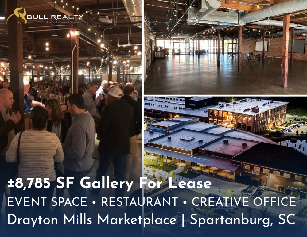 ±8,785 SF Gallery | Event Space • Restaurant • Creative Office | For Lease 