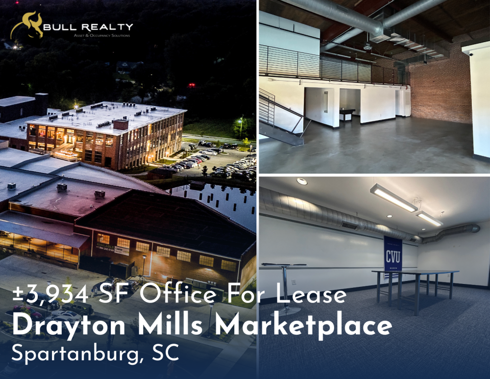 For Lease | ±3,934 SF Office | Drayton Mills Marketplace