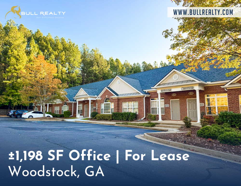 ±1,198 SF Office | Woodstock, GA | Crossings Office Park at Towne Lake 