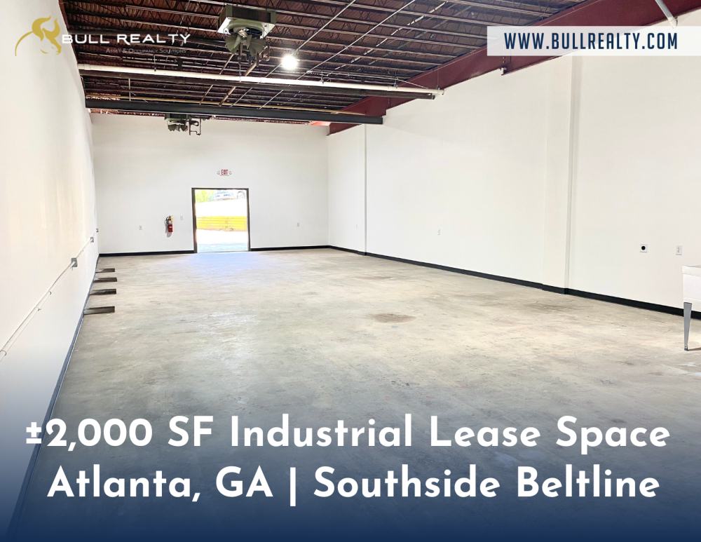 ±2,000 SF Industrial Lease Space | Atlanta, GA | Southside Beltline
