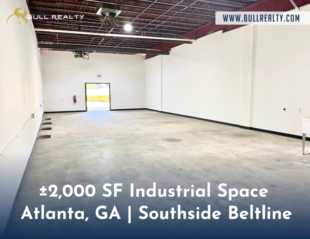 ±2,000 SF Industrial Space | Atlanta, GA | Southside Beltline