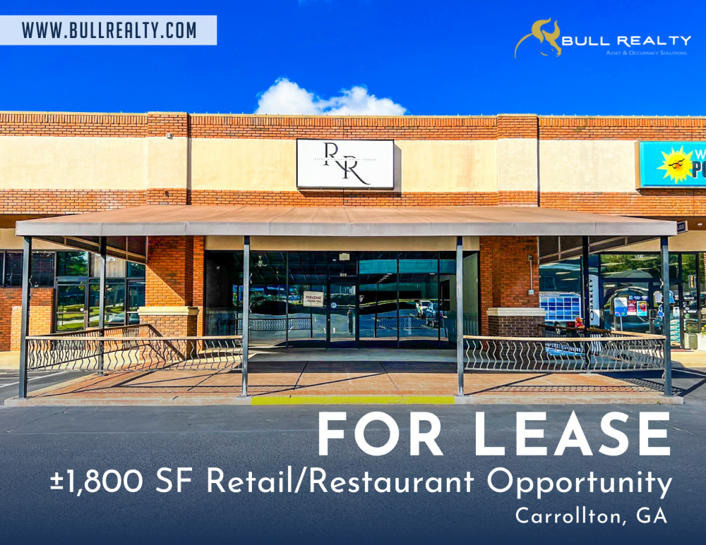 ±1,800 SF Retail/Restaurant Opportunity