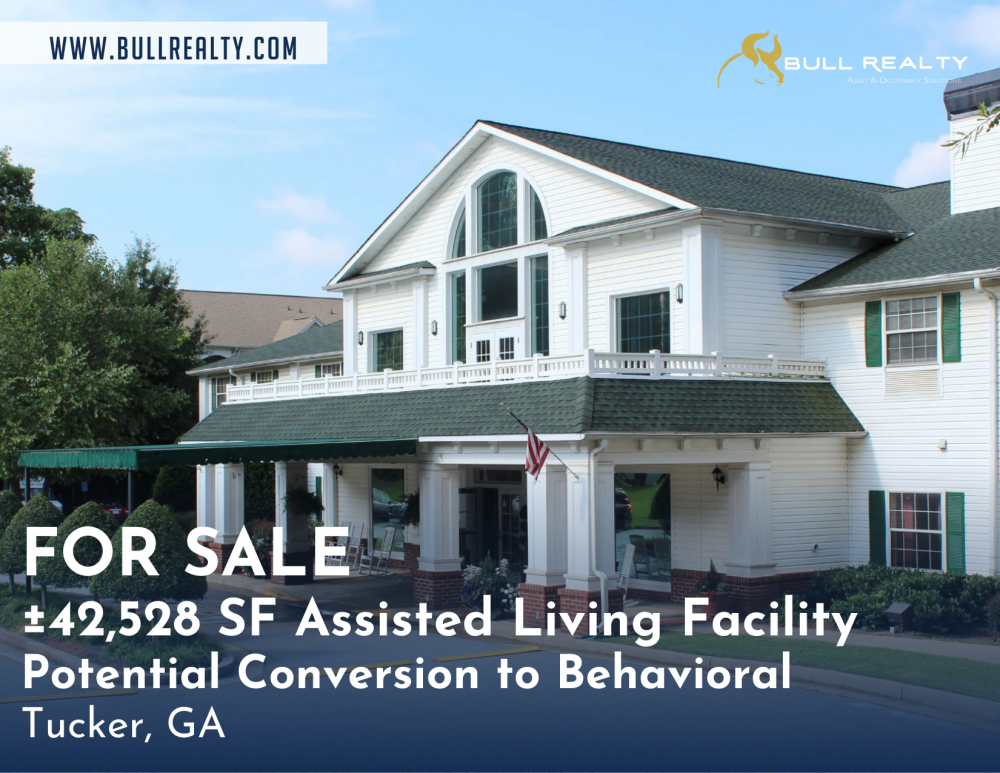 ±42,528 SF Assisted Living Facility | Potential Conversion to Behavioral Health | Tucker, GA