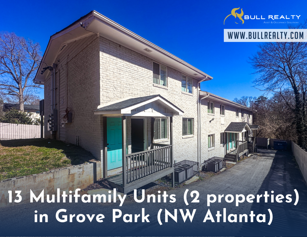 13 Multifamily Units (2 properties) in Grove Park (NW Atlanta)