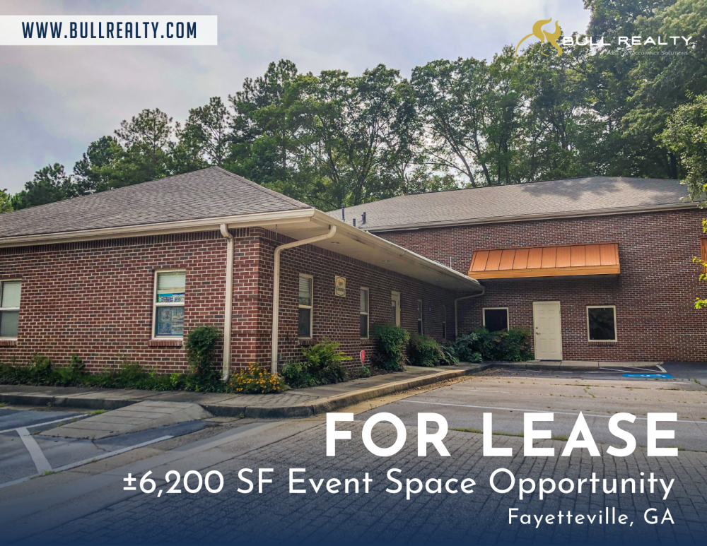 ±6,200 SF Event Space Opportunity | Fayetteville, GA