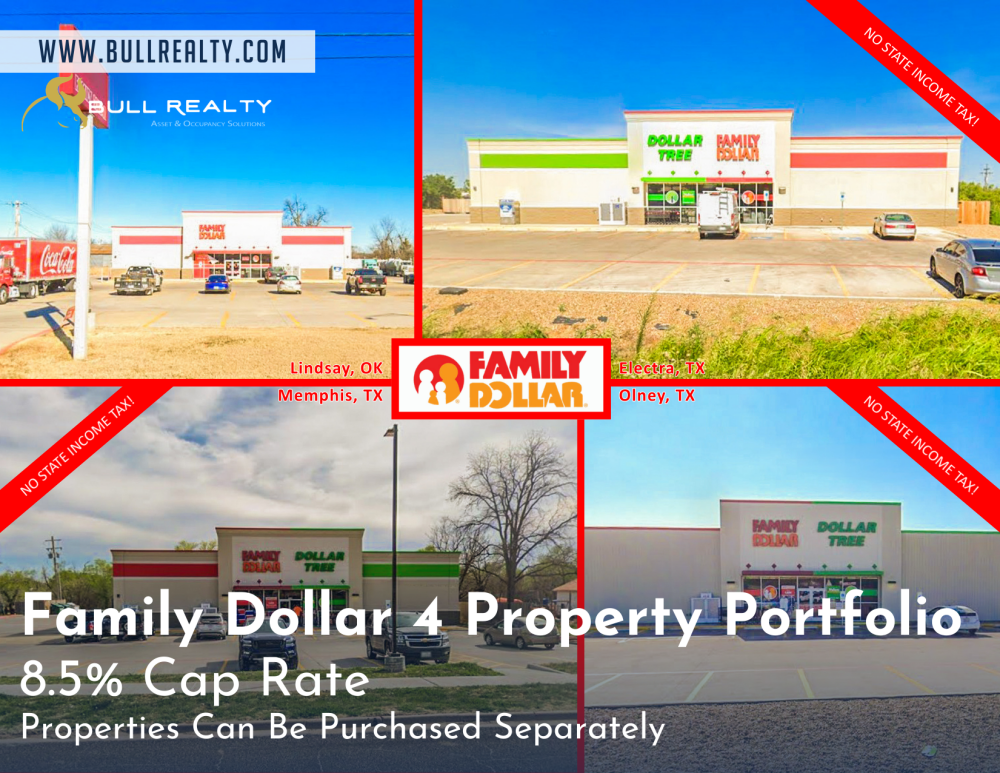 Family Dollar 4 Property Portfolio | 8.5% Cap Rate