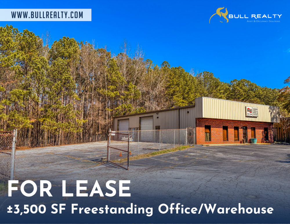 ±3,500 SF Freestanding Office/Warehouse