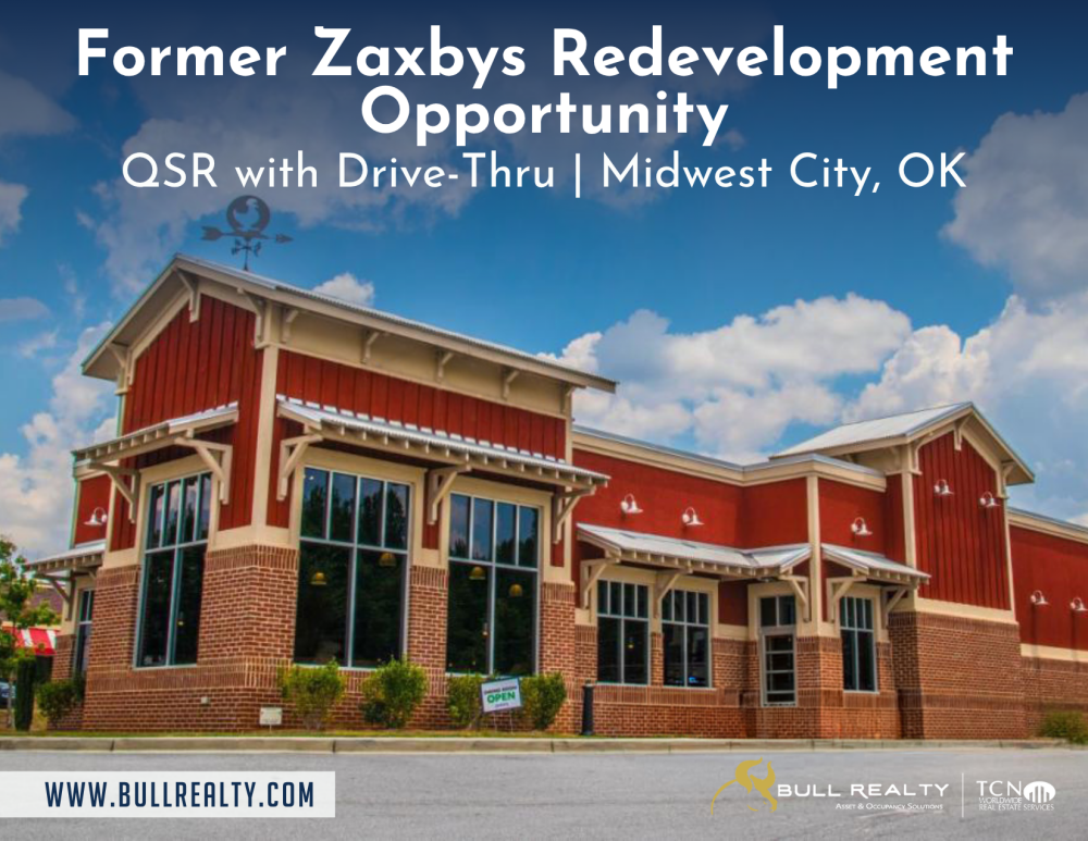 Former Zaxbys Redevelopment Opportunity | Midwest City, OK