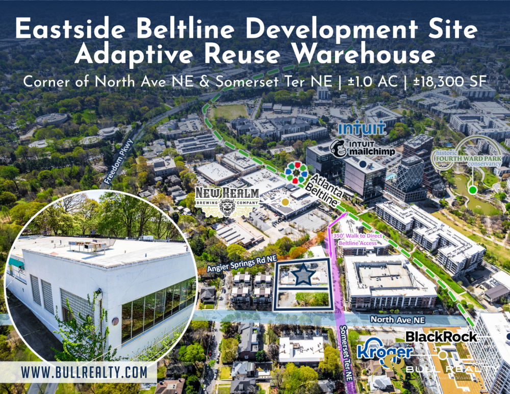 Eastside Beltline Development Site | Adaptive Reuse Warehouse | ±1.0 AC | ±18,300 SF