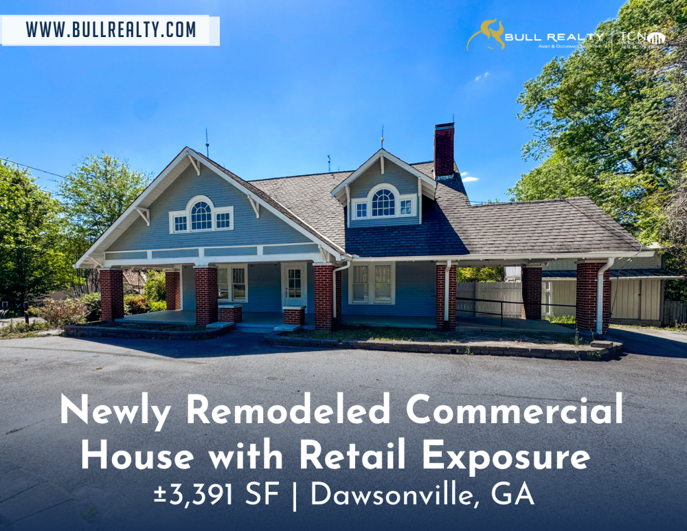 Newly Remodeled Commercial House with Retail Exposure | ±3,391 SF | Dawsonville, GA