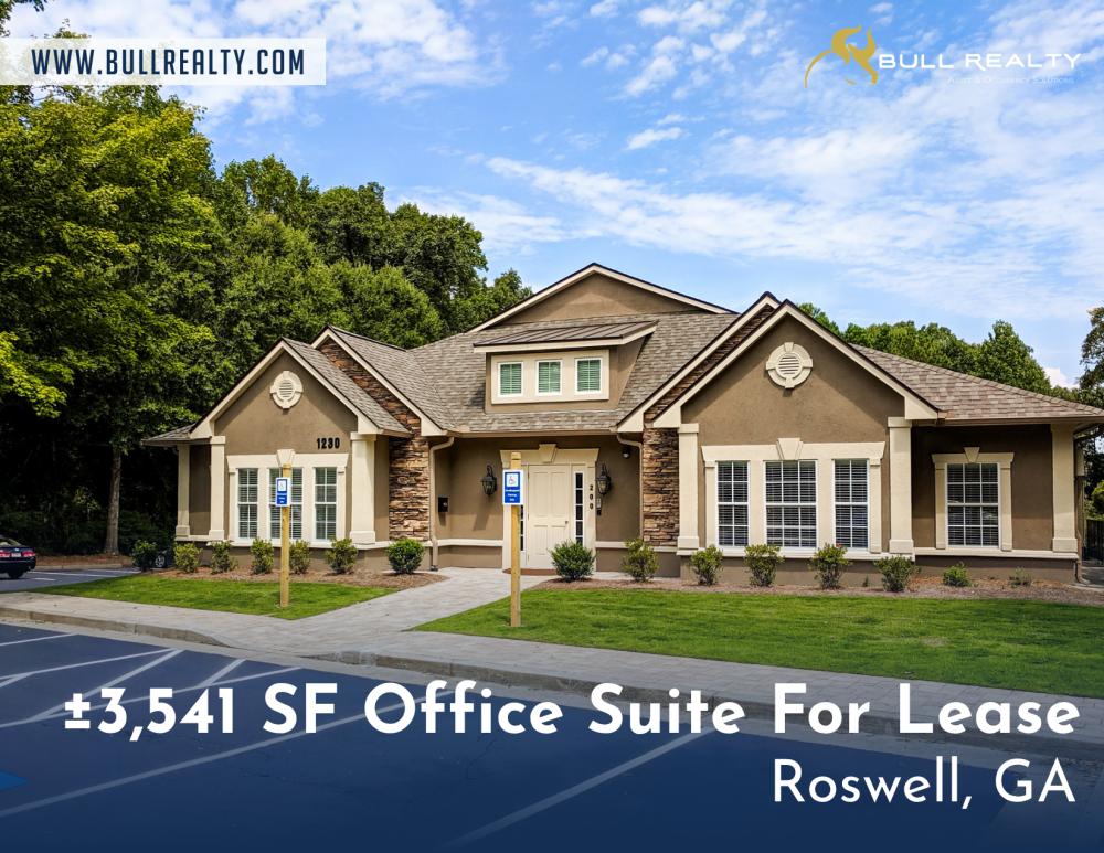 ±3,541 SF Office Suite for Lease | Roswell, GA