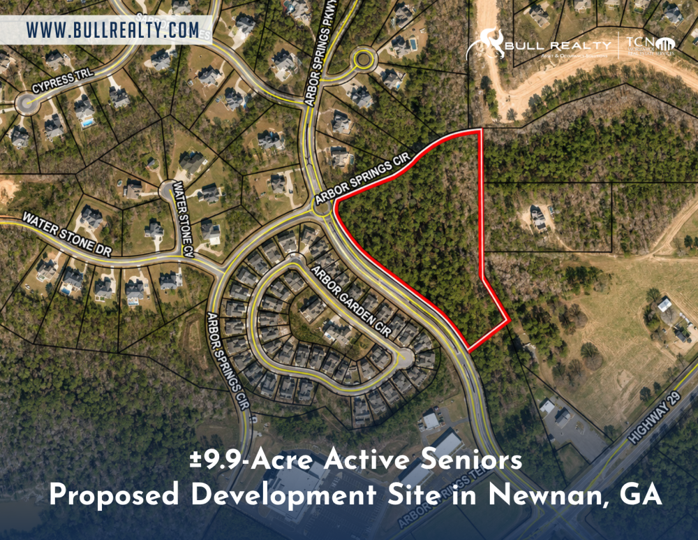 Prime ±9.9-Acre Development Site in Newnan, GA