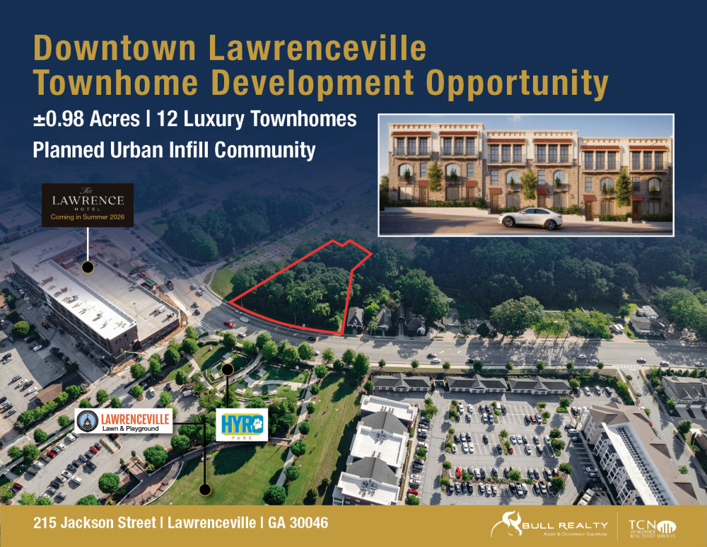Downtown Lawrenceville Townhome Development Opportunity