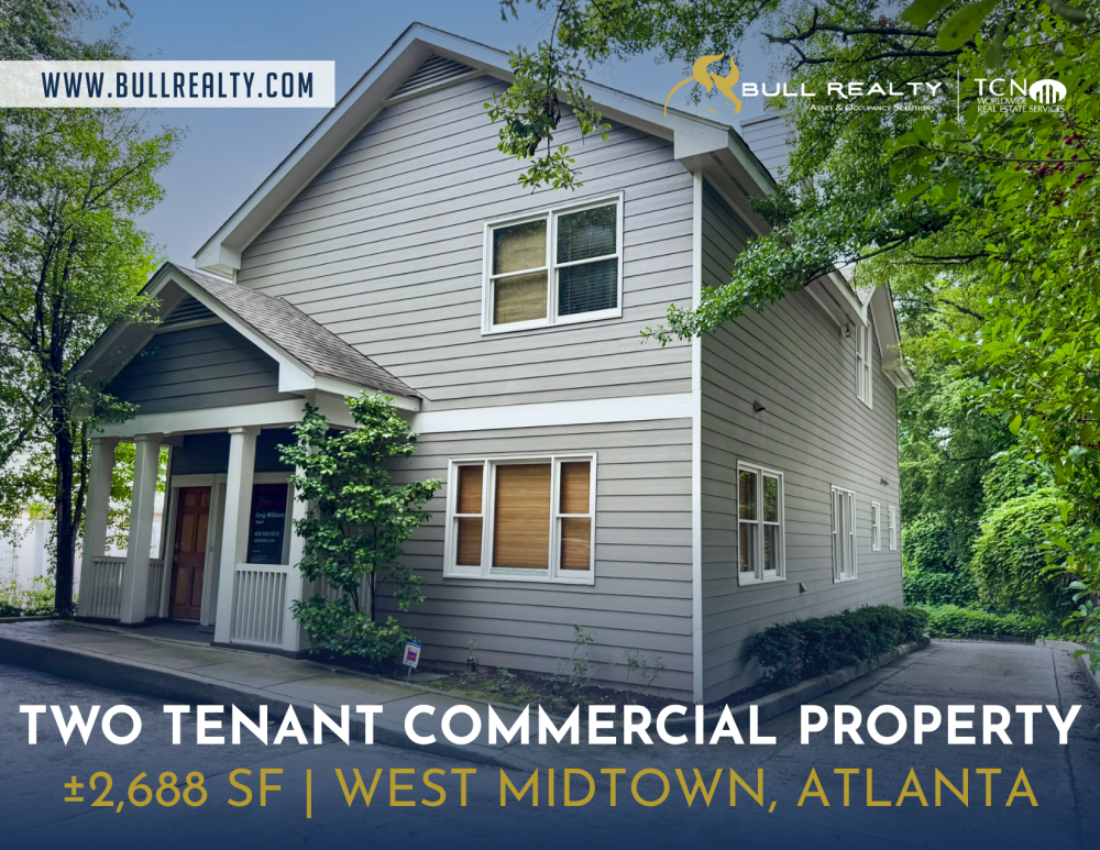 Two Tenant Commercial Property | ±2,688 SF | West Midtown, Atlanta