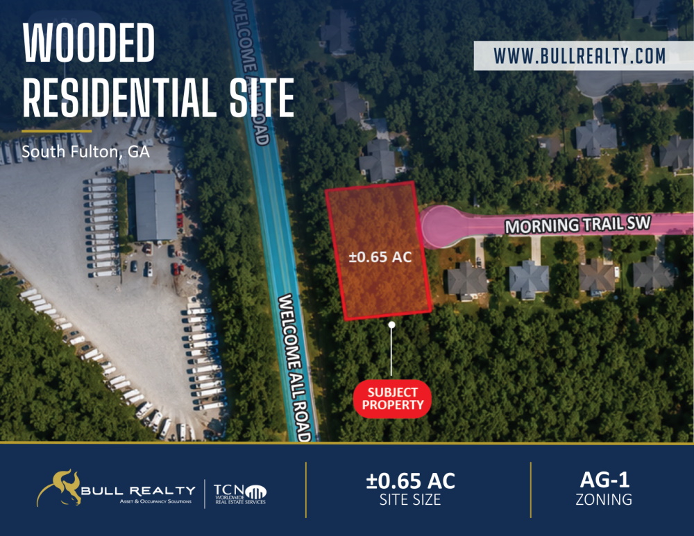 Wooded Residential Site | ±0.65 AC | South Fulton