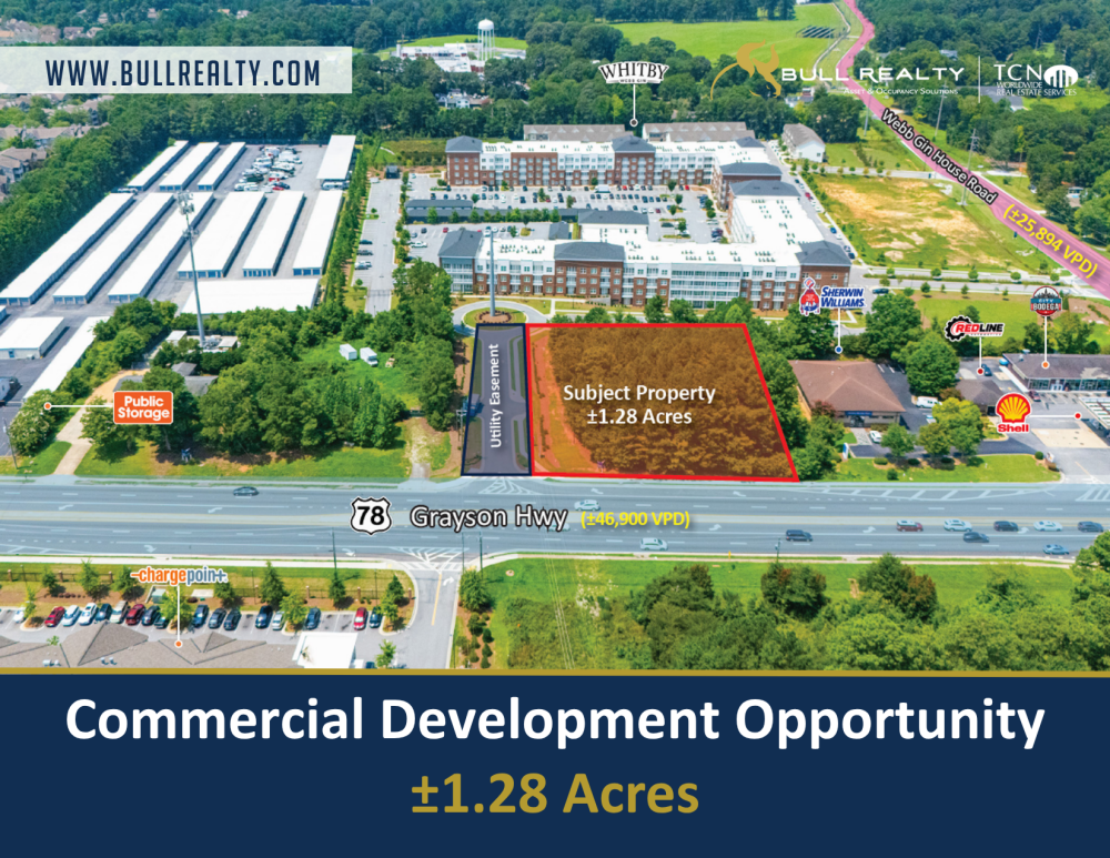 Commercial Development Opportunity | ±1.28 Acres | Lawrenceville, GA
