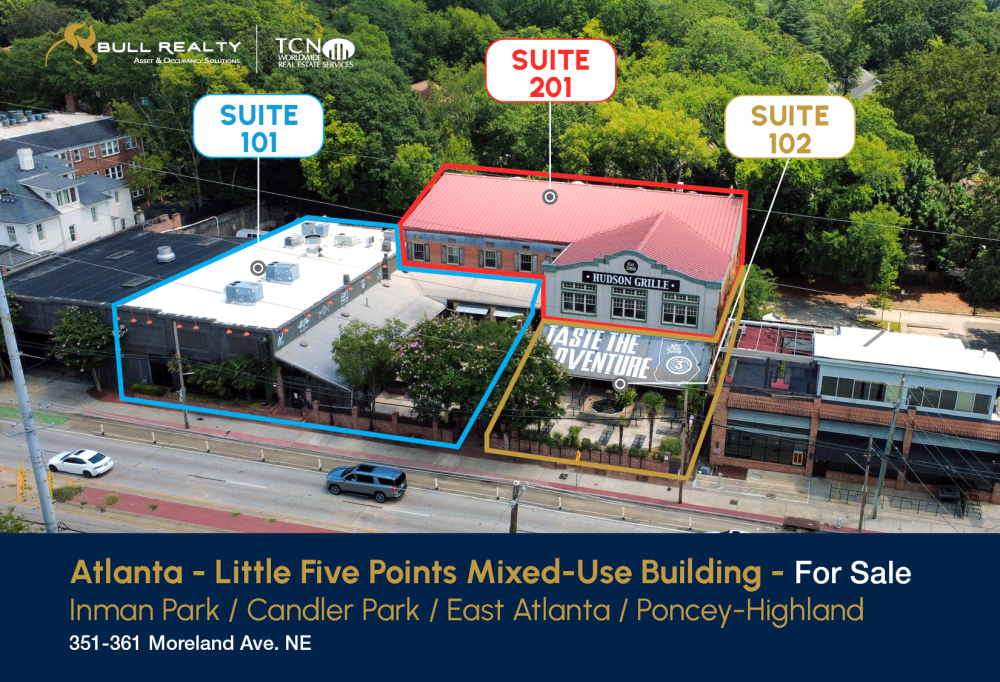 Atlanta - Little Five Points Mixed-Use Building - Inman Park, Candler Park, East Atlanta, Poncey-Highland