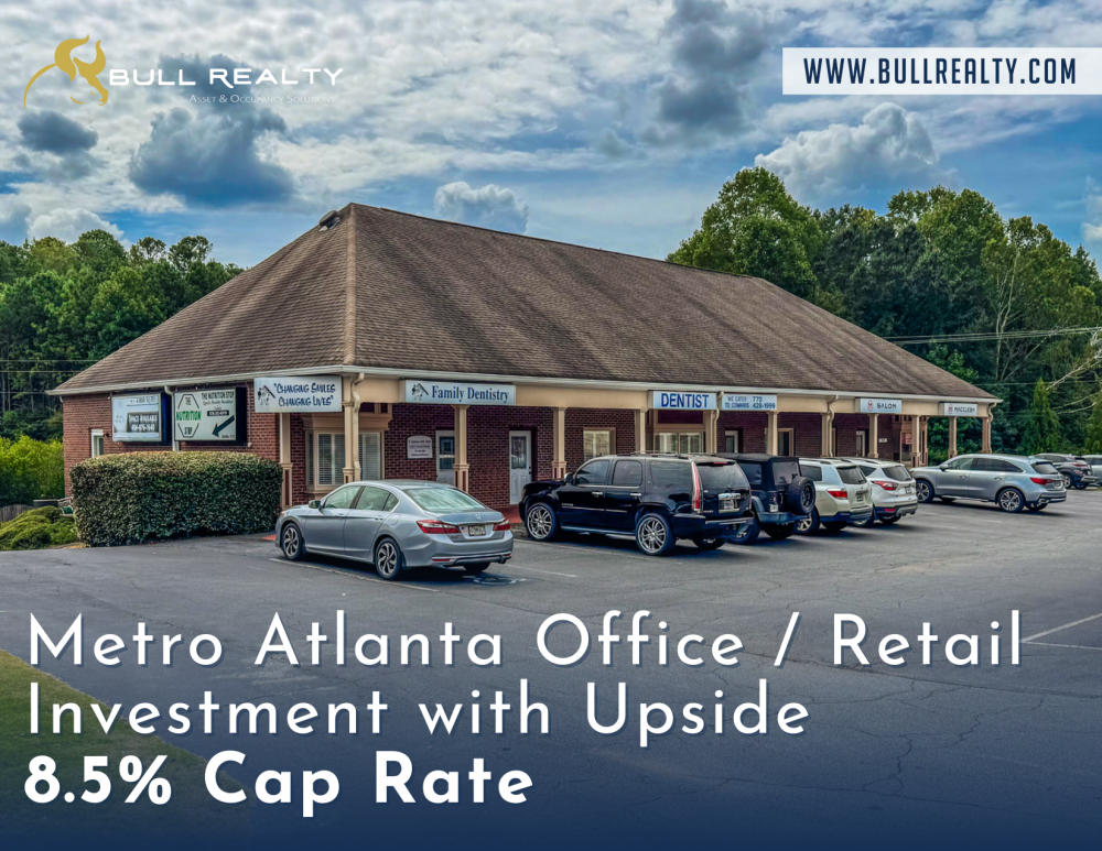Metro Atlanta Office / Retail Investment with Upside | 8.5% Cap Rate