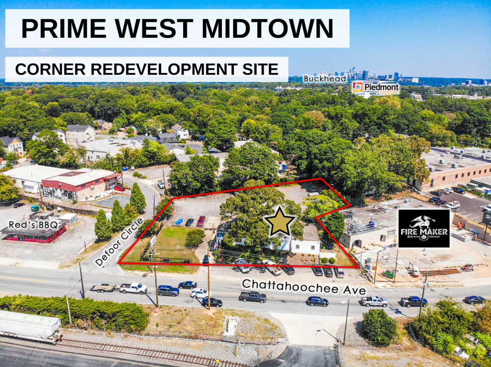 SOLD | Prime West Midtown Corner Redevelopment Site | ± 0.79 Acres