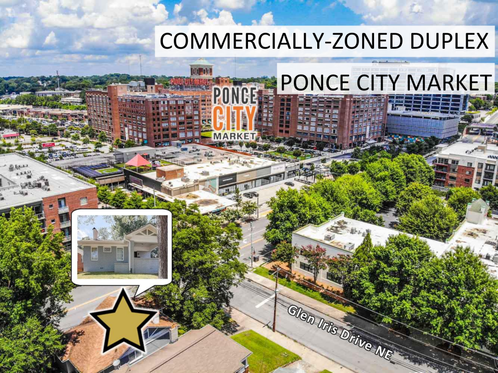 SOLD | Commercially-Zoned Duplex Overlooking Ponce City Market | ±1,256 SF