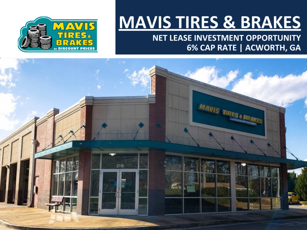 SOLD | Mavis Tires & Brakes Net Lease Investment Opportunity